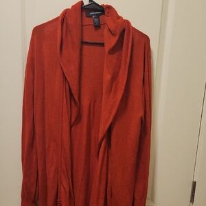 Ashley Stewart Vibrant Red Cardigan